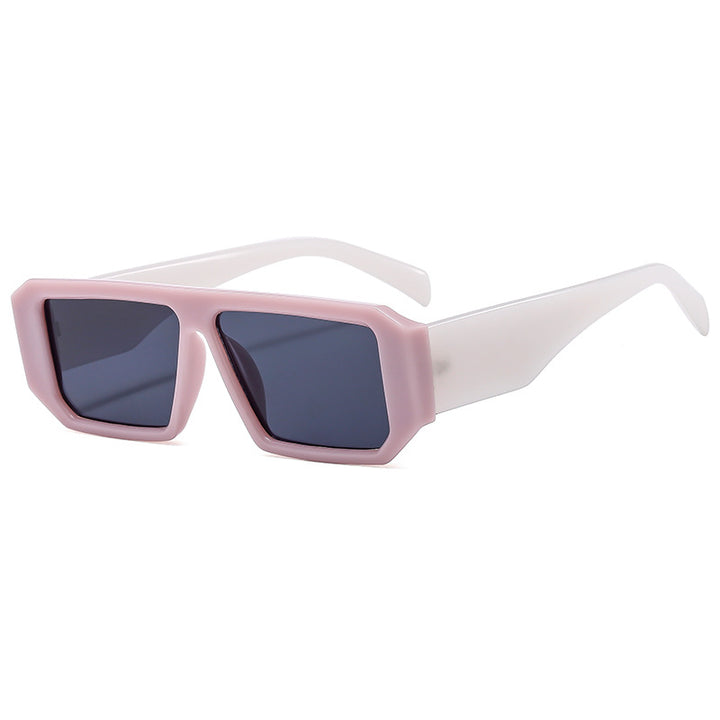 Damen modische Sonnenbrille im auffälligen geometrischen Design Karnz