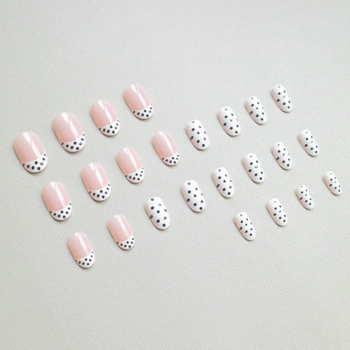 Künstlerisches Polka Dot Gel Nagelkunst Set