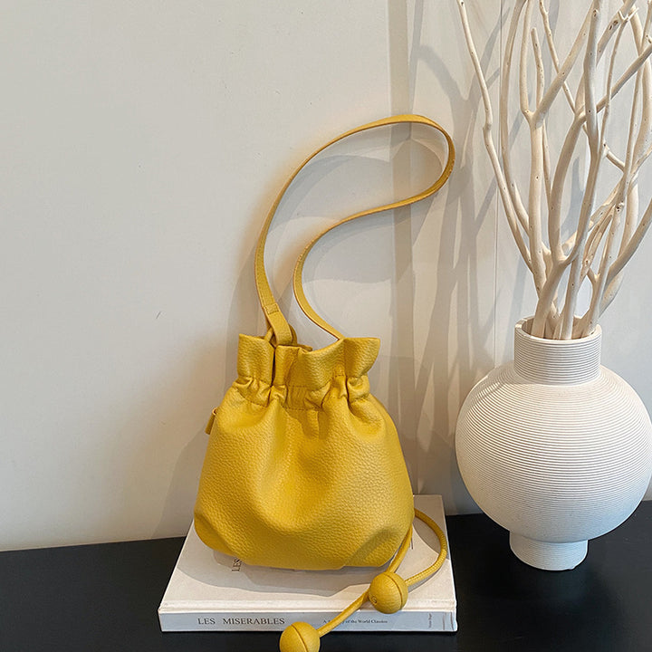 WoStylish Drawstring Bucket Handtasche Karnz
