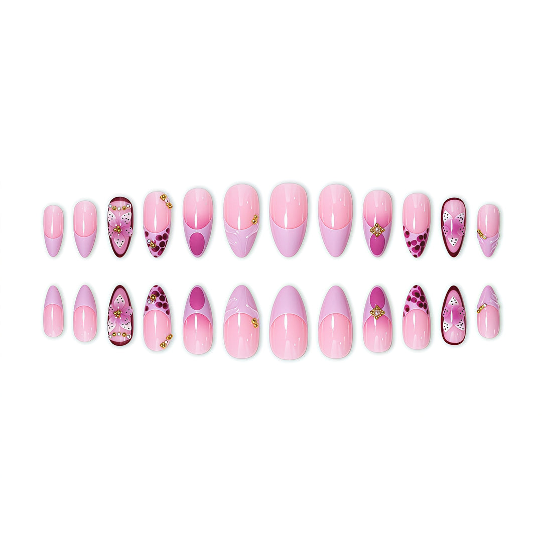 Premium Floral Nail Art Extensions Karnz