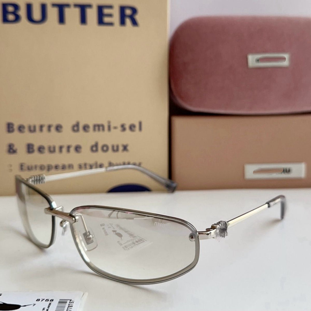 Modische Rechteckige Sonnenbrille Karnz