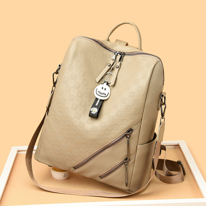 Karomuster Stylischer Rucksack Karnz