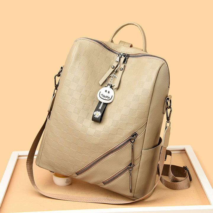 Karomuster Stylischer Rucksack Karnz