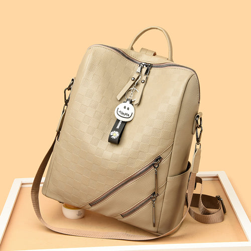 Karomuster Stylischer Rucksack Karnz