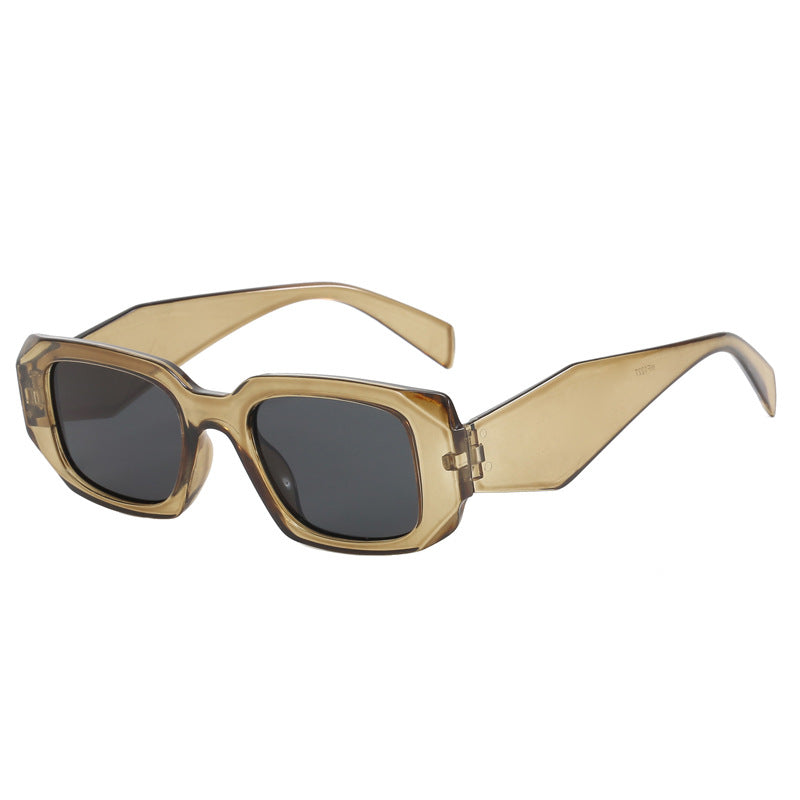 Damen modische oversized Sonnenbrille im angesagten Rechteck-Design Karnz