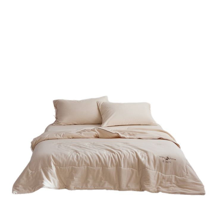 Atmungsaktives Organic Cotton Komforter Set mit verstecktem Verschluss & Kissenbezügen