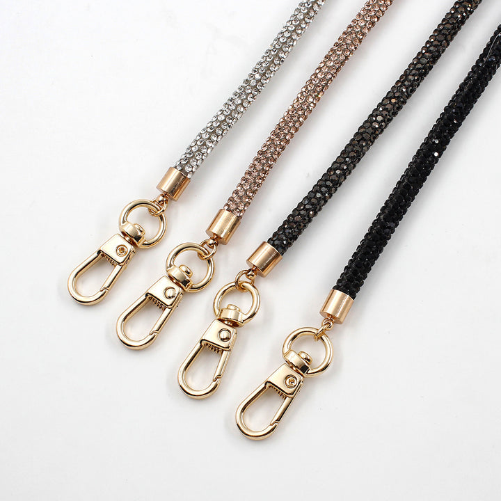 Stylischer Handtaschenriemen mit Kristallverzierung Karnz