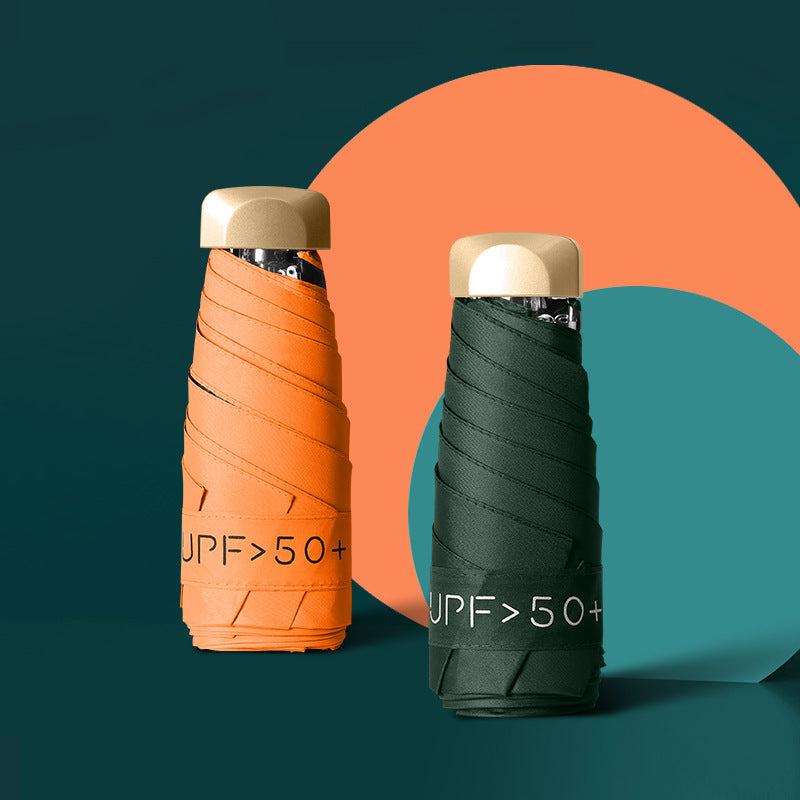 Damen UV-Schutz Faltbarer Regenschirm mit innovativem Design Karnz
