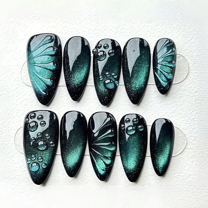 Kreative Nagelspitzen mit Wasserfall-Effekt Karnz