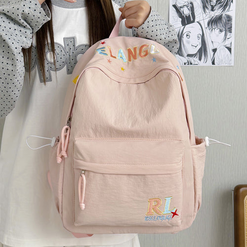 Stilvoller bestickter Grafik-Rucksack Karnz
