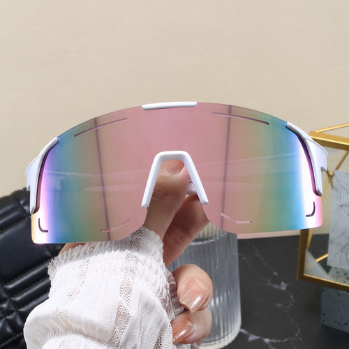 Damen Sportliche Sonnenbrille mit breitem Sichtfeld Karnz