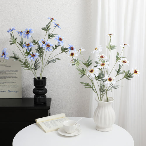Künstlicher Mohnblütenzweig mit lebensechten Blüten und detaillierten Blättern Karnz