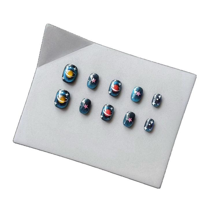 Himmelsthemen Press-On Nagelkunst Set