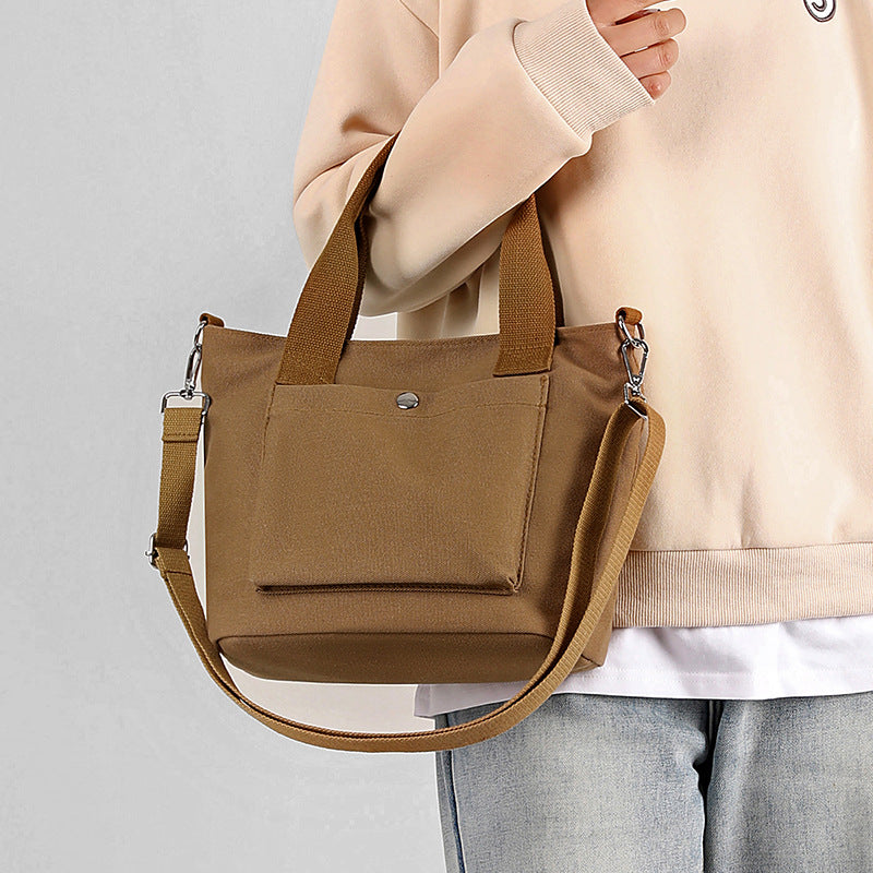 Kompakte Multi-Funktions-Canvas-Handtasche Karnz