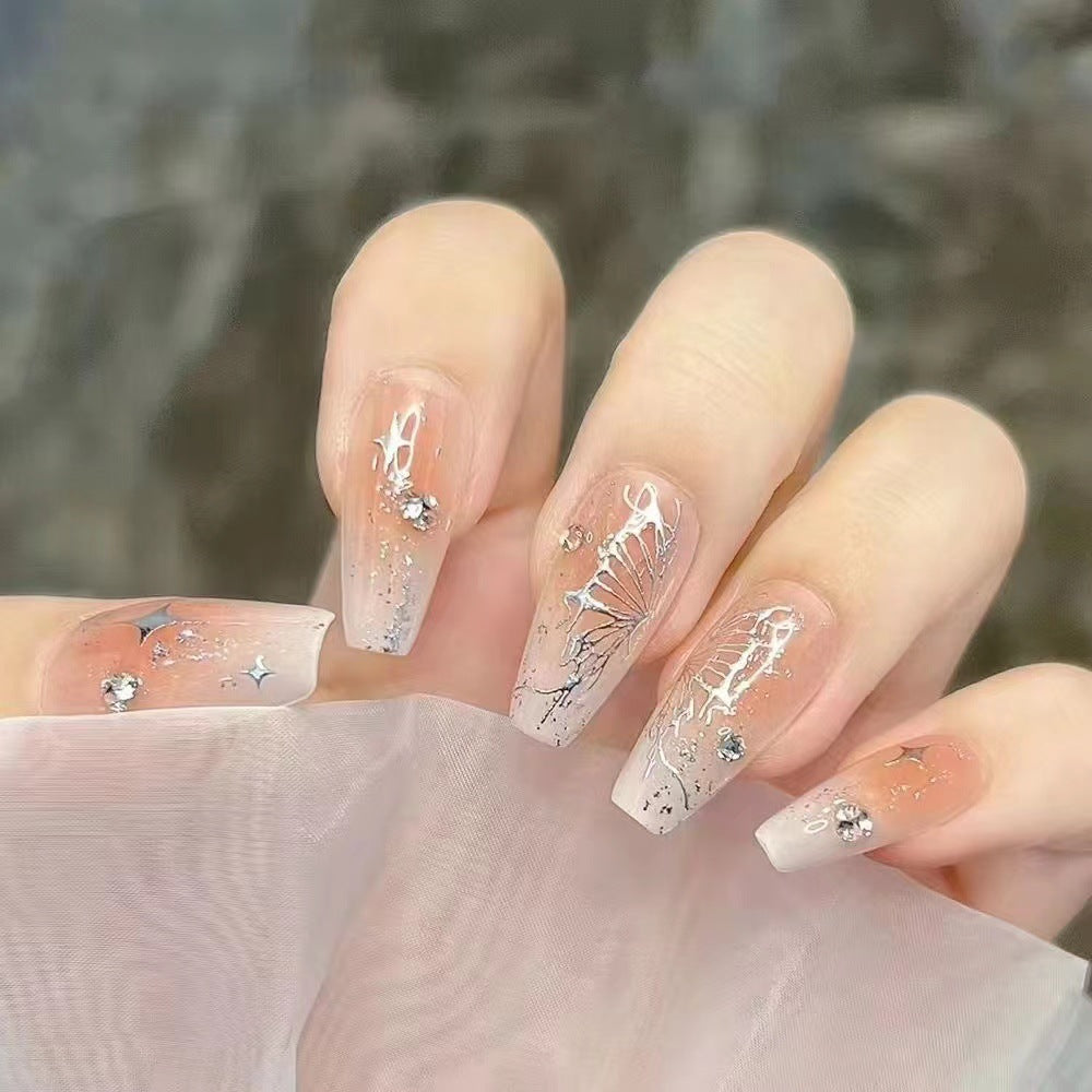 Kunstvolle Nagelkunst mit Niedlichen Hasenmuster Karnz