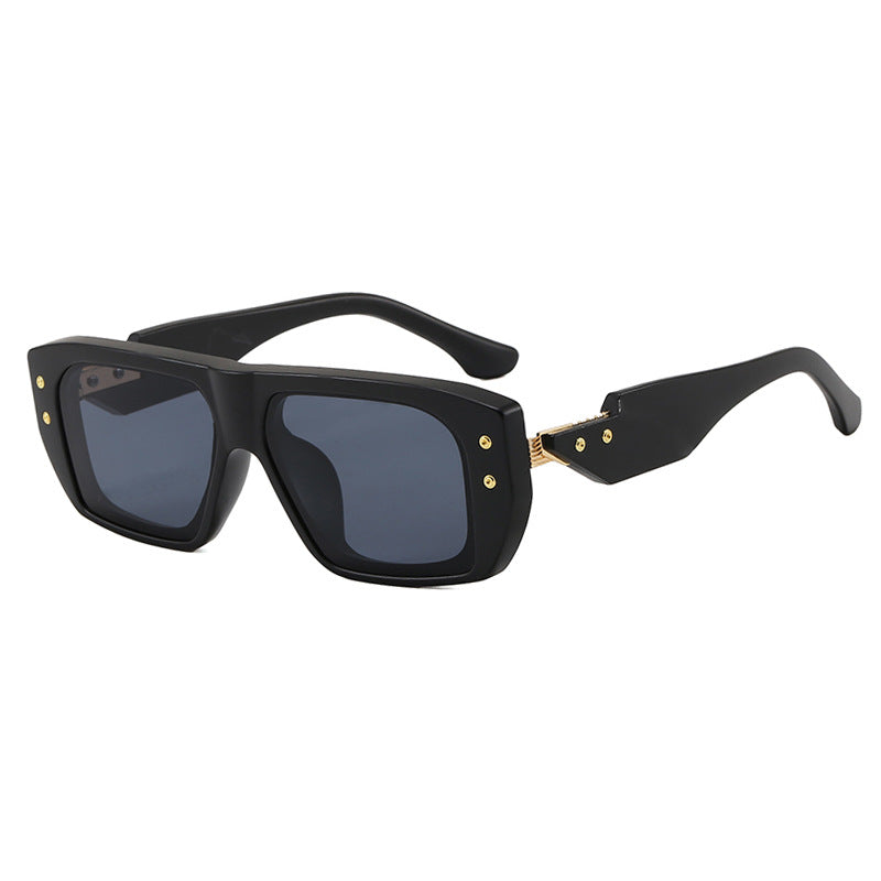 Damen modische quadratische Brille mit mehrfarbigem transparentem Rahmen Karnz