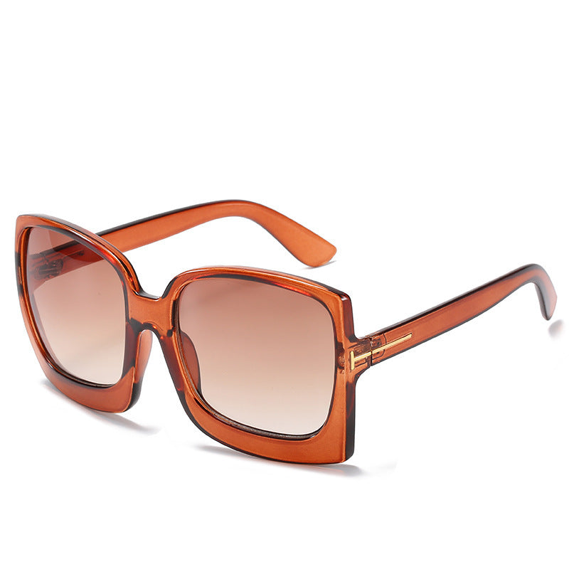 Oversized Fashion Gradient Sonnenbrille Karnz
