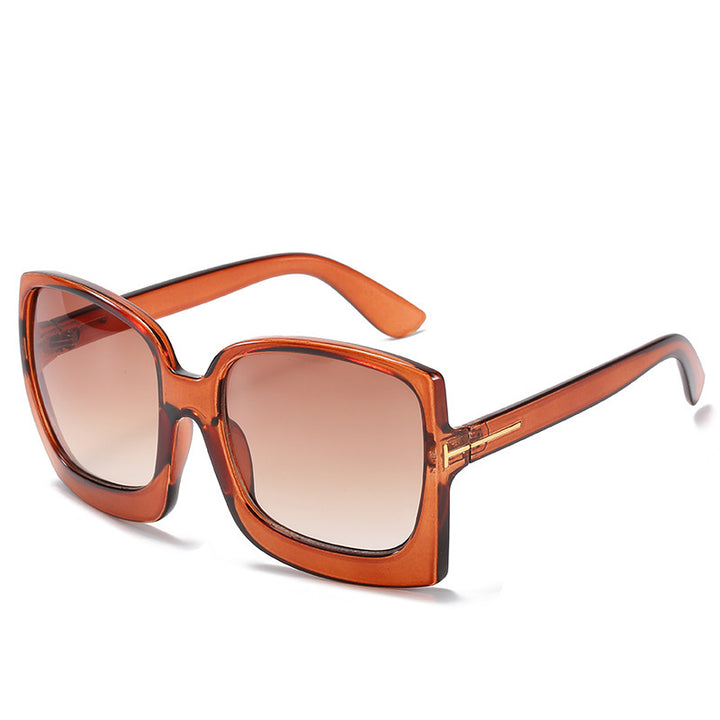 Oversized Fashion Gradient Sonnenbrille Karnz