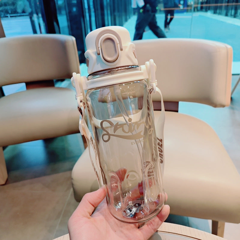 Damen Ergonomische Trinkflasche mit auslaufsicherem Deckel Karnz