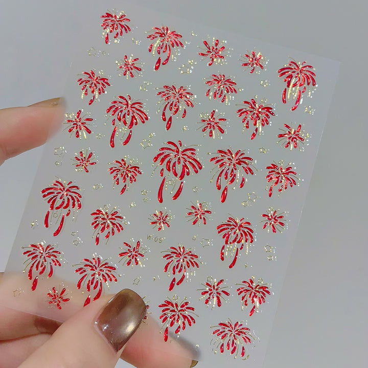 Hochwertige Nagelkunst Folienstickerblatt
