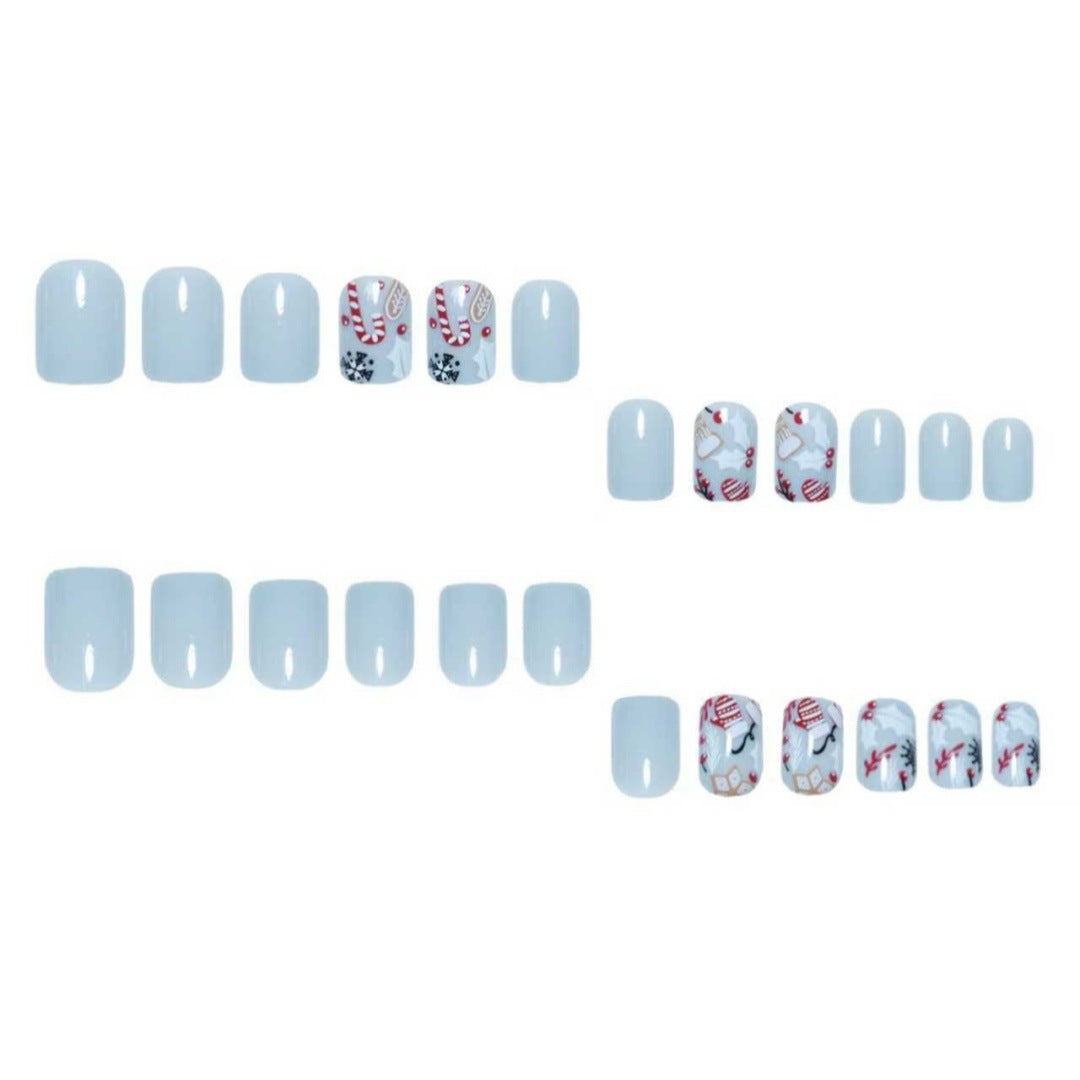 Festliche Nagelkunst-Wraps Karnz