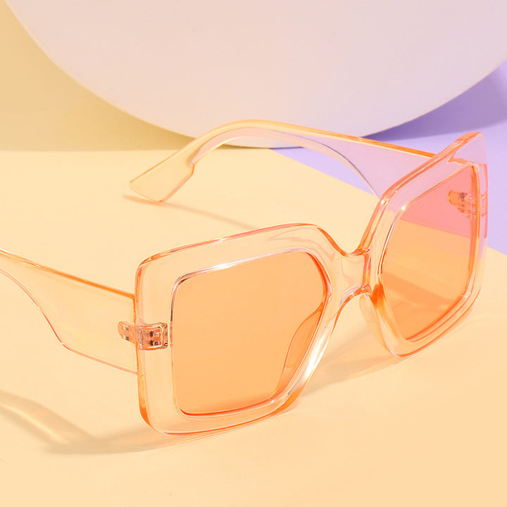 Überdimensionale Statement-Sonnenbrille Karnz