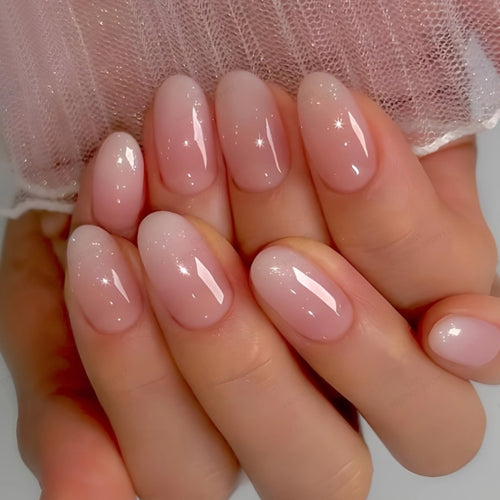 Elegante Ombre Nagelkunst Verlängerungen Karnz