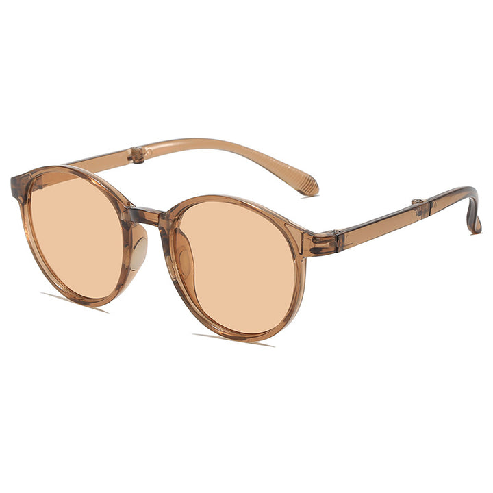 Stylische Retro-inspirierte runde Sonnenbrille Karnz