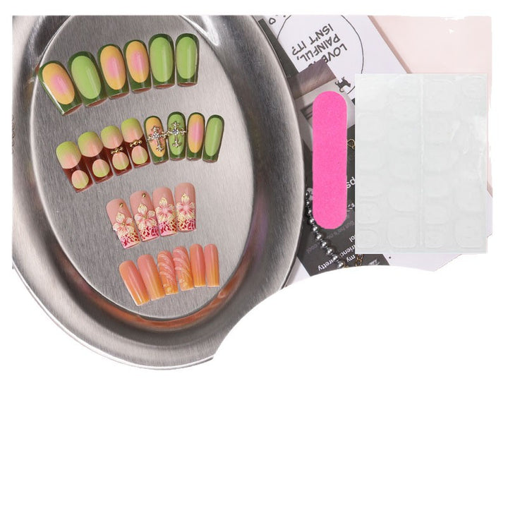 Kreative florale Press-On-Nagelspitzen Karnz