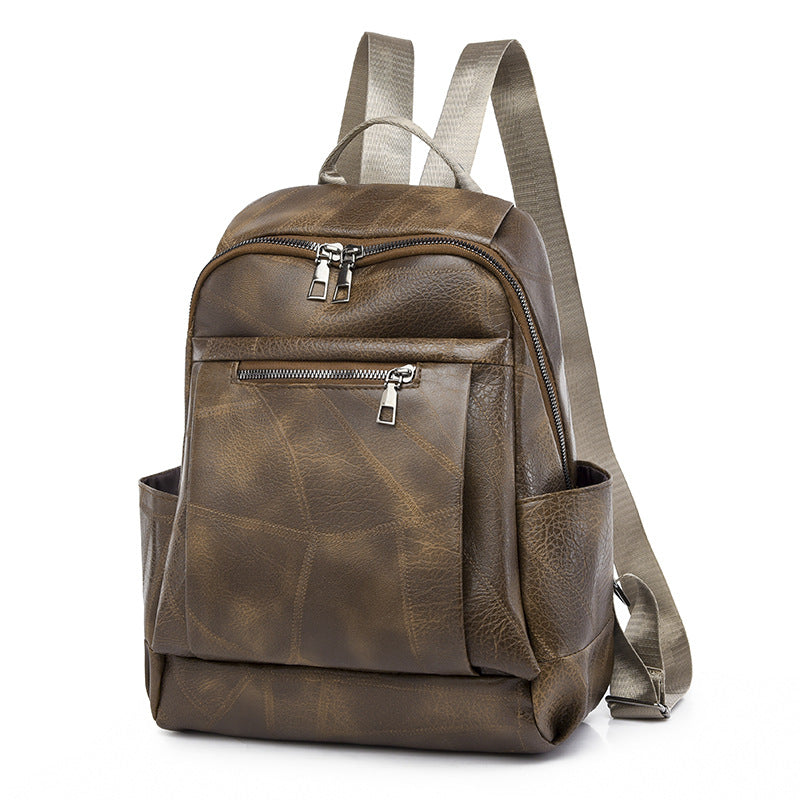 Luxuriöser Multi-Compartment Leder Rucksack Karnz