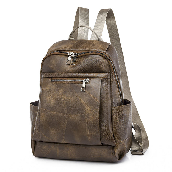 Luxuriöser Multi-Compartment Leder Rucksack Karnz
