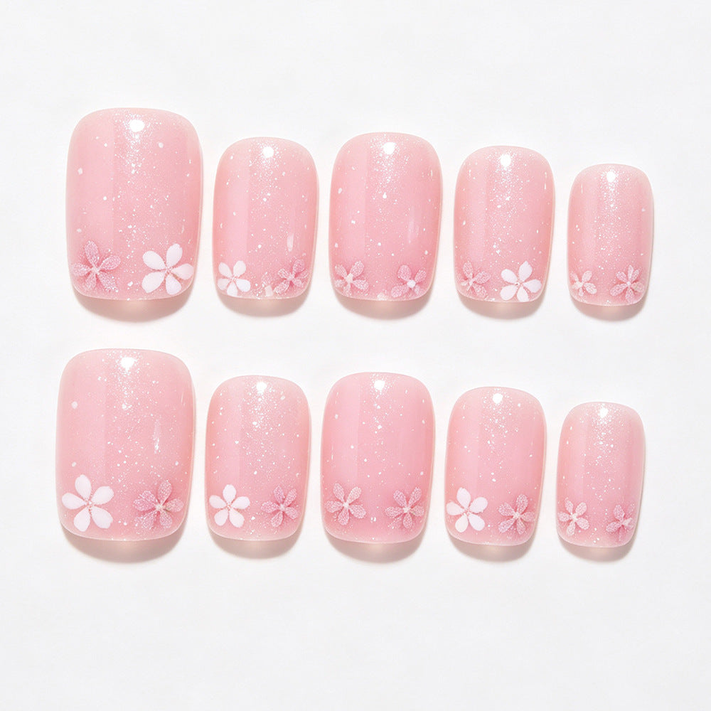 Florale Blüten Nagelkunst Wraps Karnz