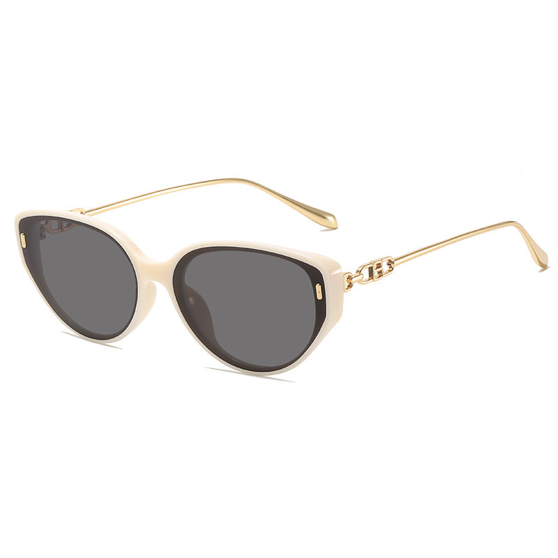 Glamouröse Retro Katzenaugen-Sonnenbrille Karnz