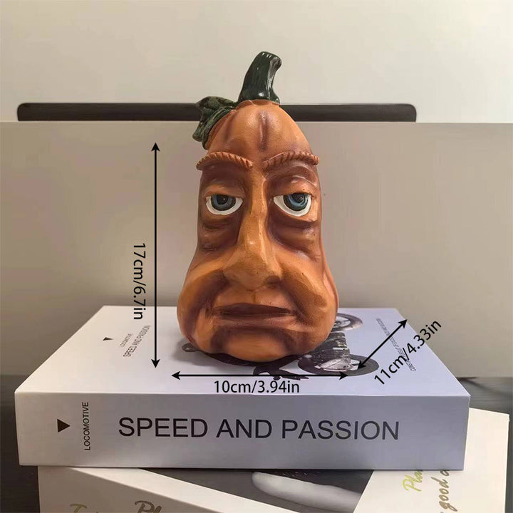 Lustige Kürbisfigur Karnz