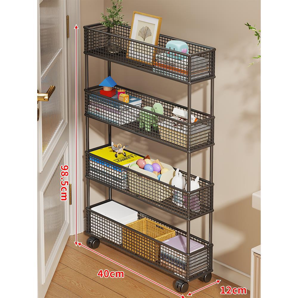 Slim Vertikaler Netzkorb Organizer Regalsystem für enge Räume