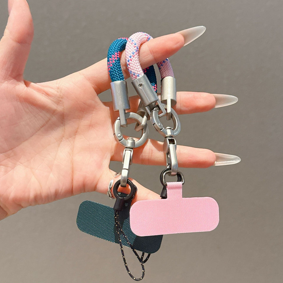 Lässiger Seil-Schlüsselanhänger Halter Karnz
