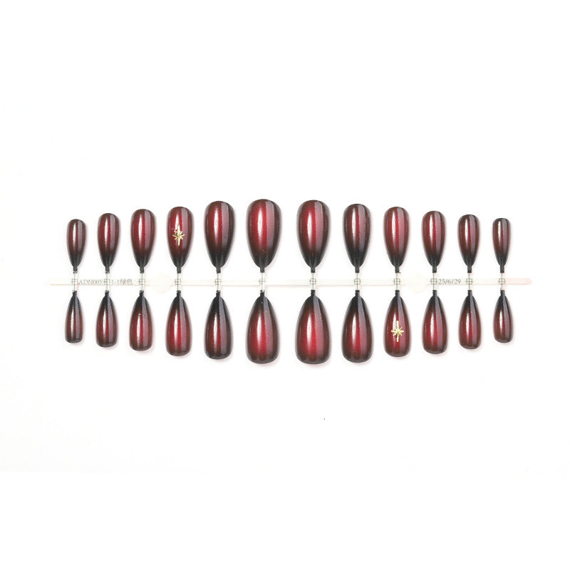 Glänzendes Gradient Press-On Nail Set Karnz