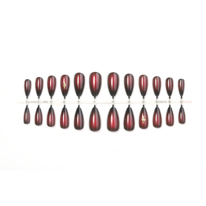 Glänzendes Gradient Press-On Nail Set Karnz