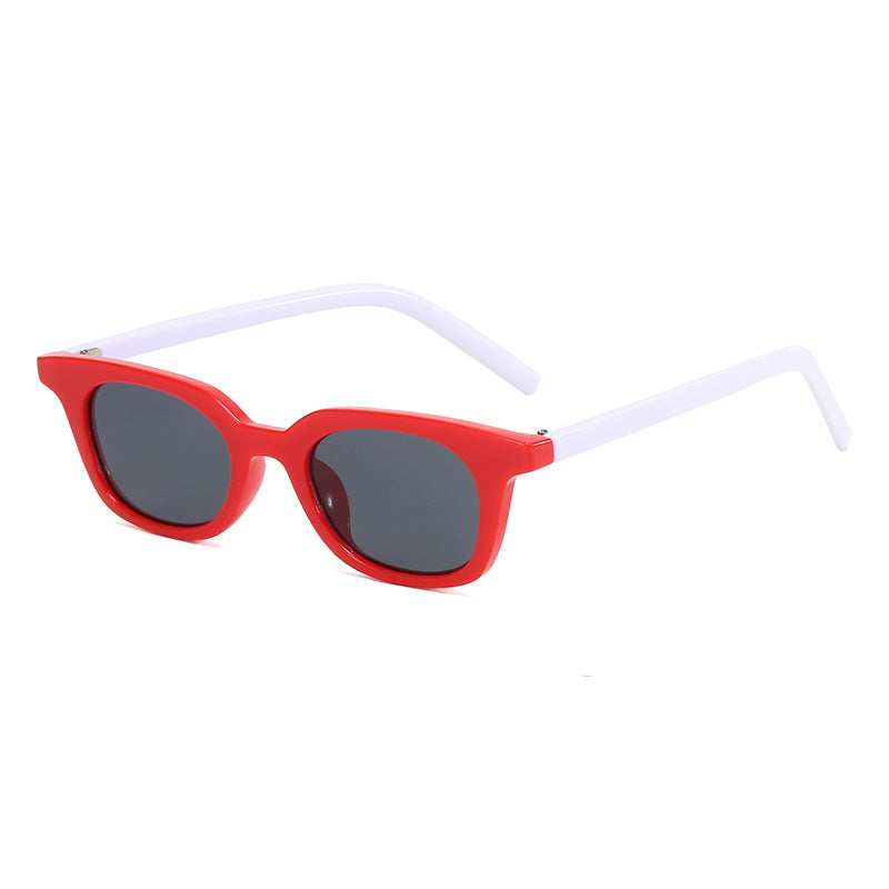 Damen moderne Rechteck-Sonnenbrille Karnz