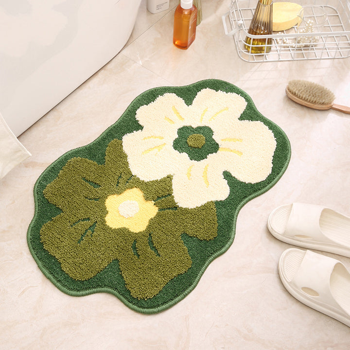 Blumenförmige Badematte für das Badezimmer