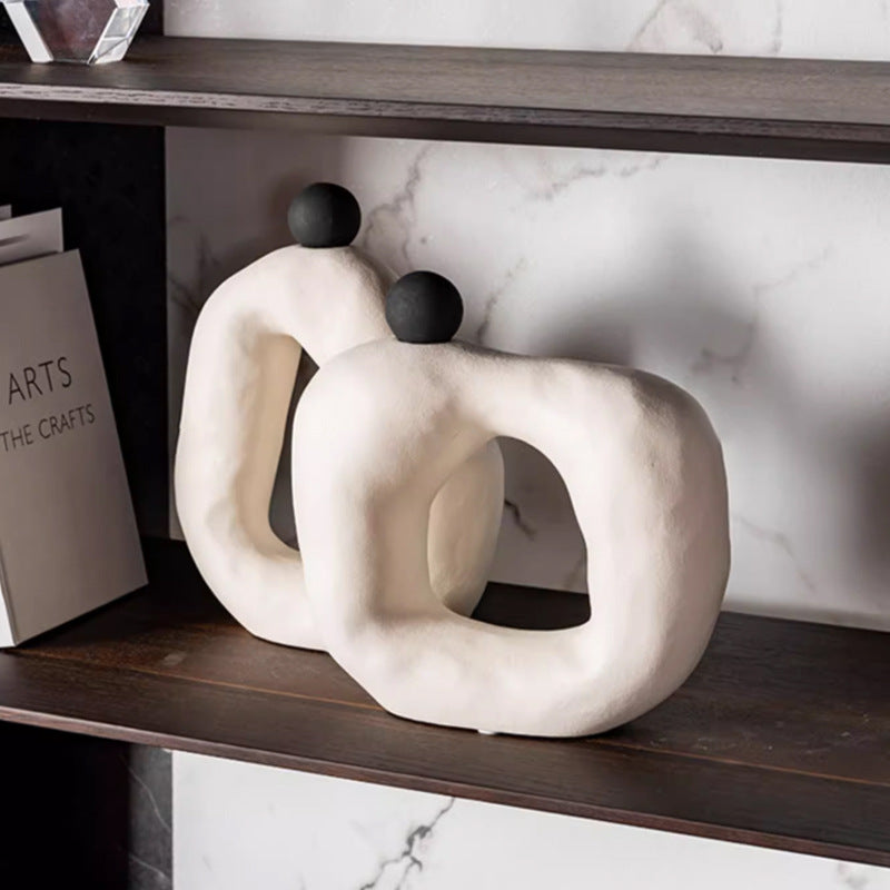 Abstrakte dekorative Heimskulptur