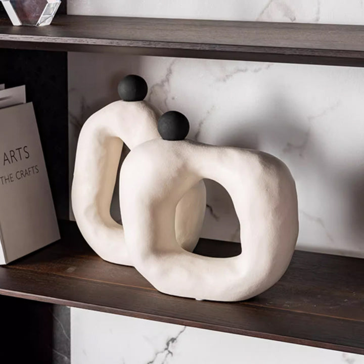 Abstrakte dekorative Heimskulptur
