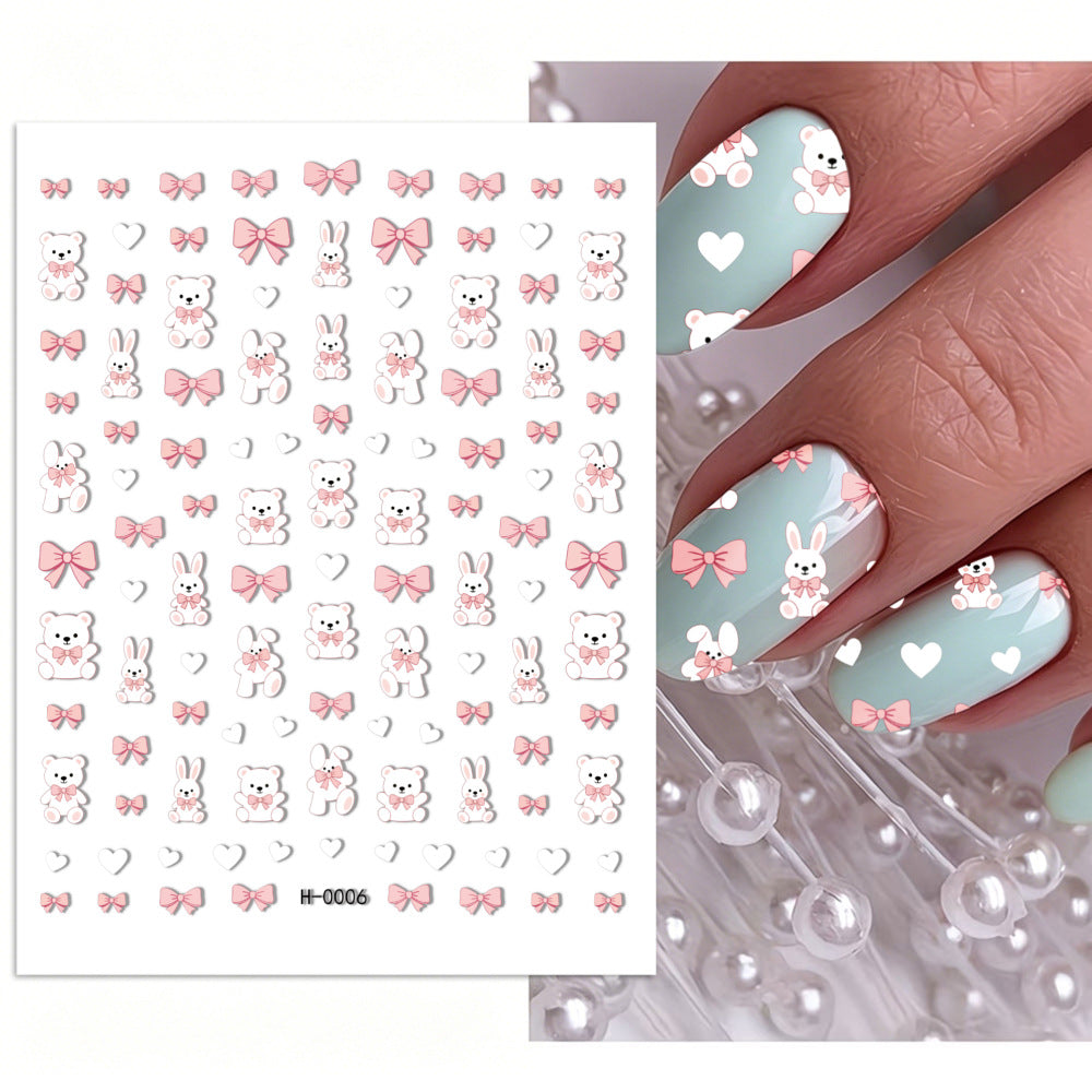 Kreative Nagelkunst Aufkleber