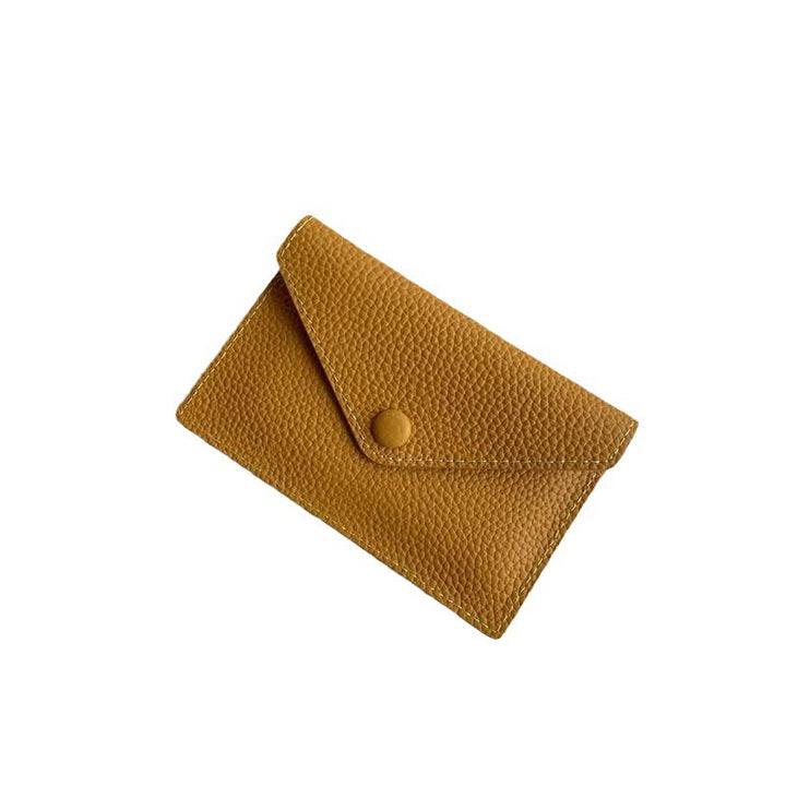 Texturierte Leder Kartenhalter Karnz