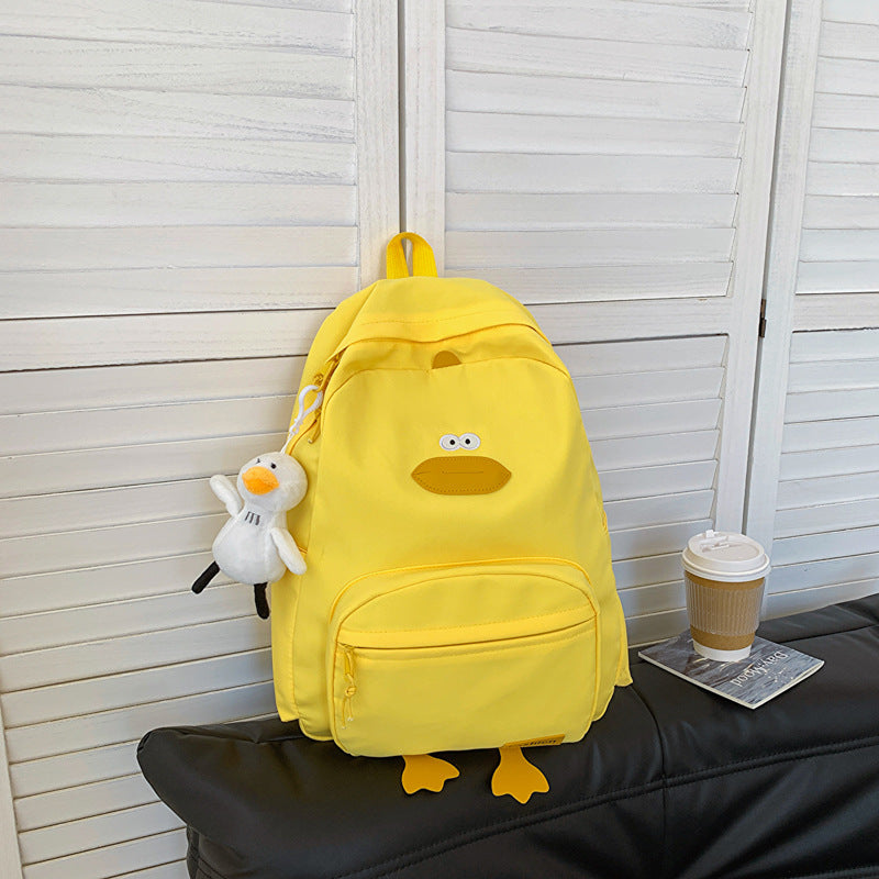 Süße Cartoon-Ente-Themen-Rucksack