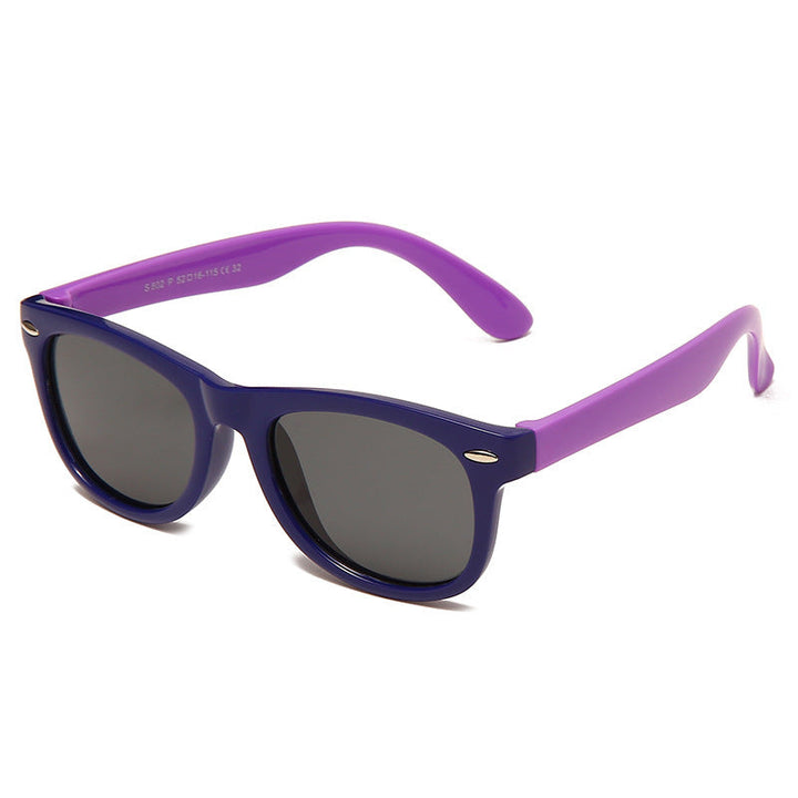 Karnz | Kinder Flex Sonnenbrille mit flexiblem und robustem Rahmen
