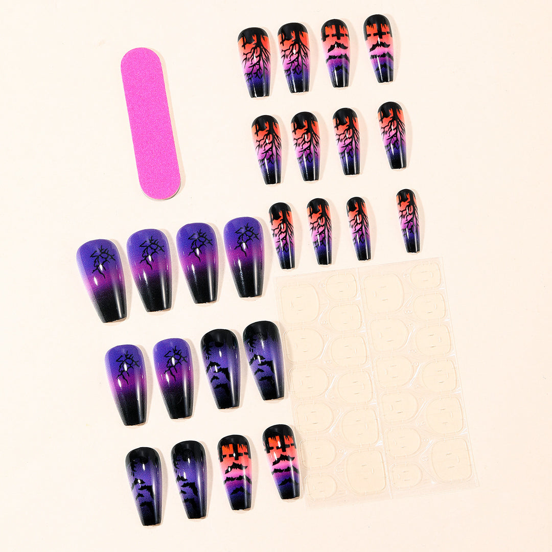 Halloween-Themen Spooky Nagel Kunst Extensions Karnz