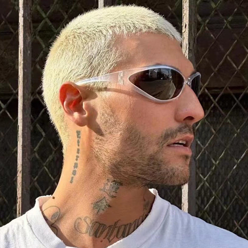 Damen sportliche Sonnenbrille mit aerodynamischer Form und UV-Schutz Karnz