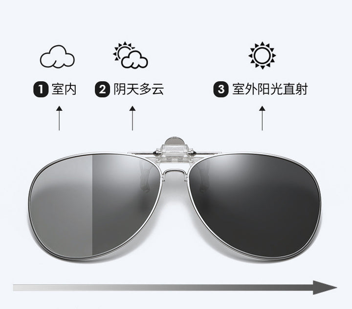 Damen Sichtwechselnde Sonnenbrille mit UV-Schutz Karnz