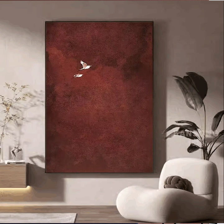 Abstrakte Landschaft Leinwandkunst